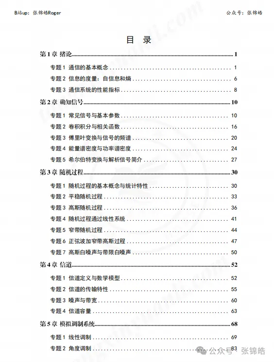 大家好！今年我将推出通信原理考研全程班！